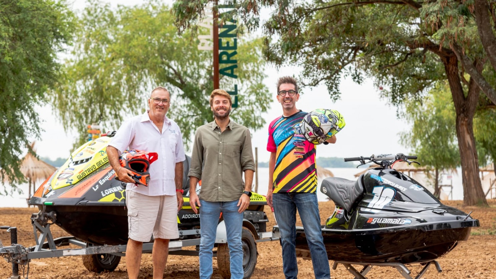 Presentaron oficialmente la competencia de motos de agua en las playas de San Nicolás